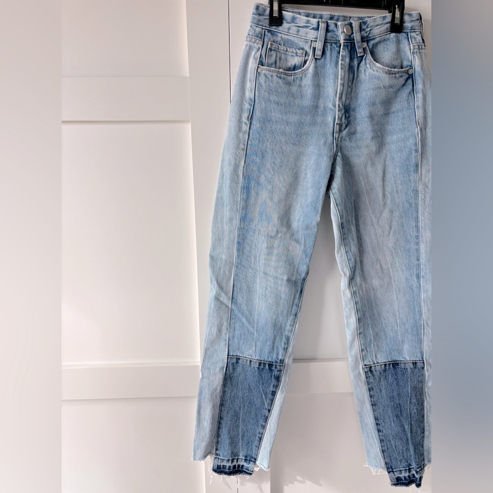 Patchwork Denim Jeans - image 1